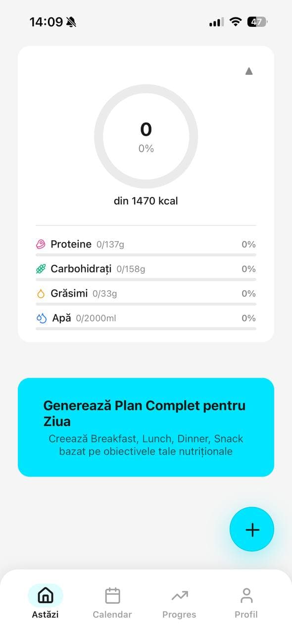 Dashboard UpMeal